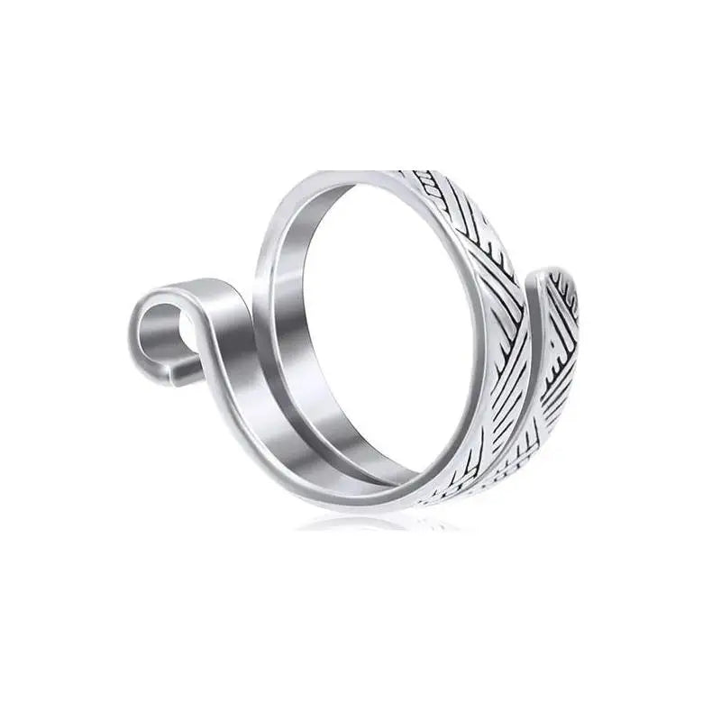 Knitting Crochet Loop Adjustable Open Ring Webbing Crochet Wool Knitting Finger Wear Thimble Yarn Guide Tools Sewing Accessory