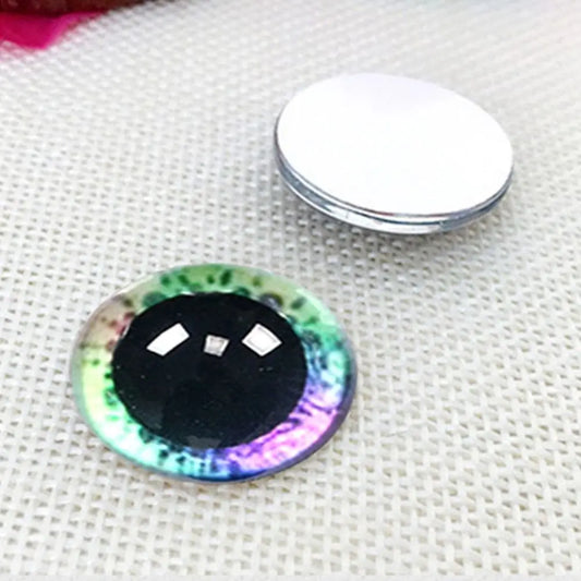 10pairs 6mm-20mm Plastic Safety Glitter Crystal Eyes Crafts Bear Animal DIY Dolls Puppet Accessories Stuffed Toys PartsEyes