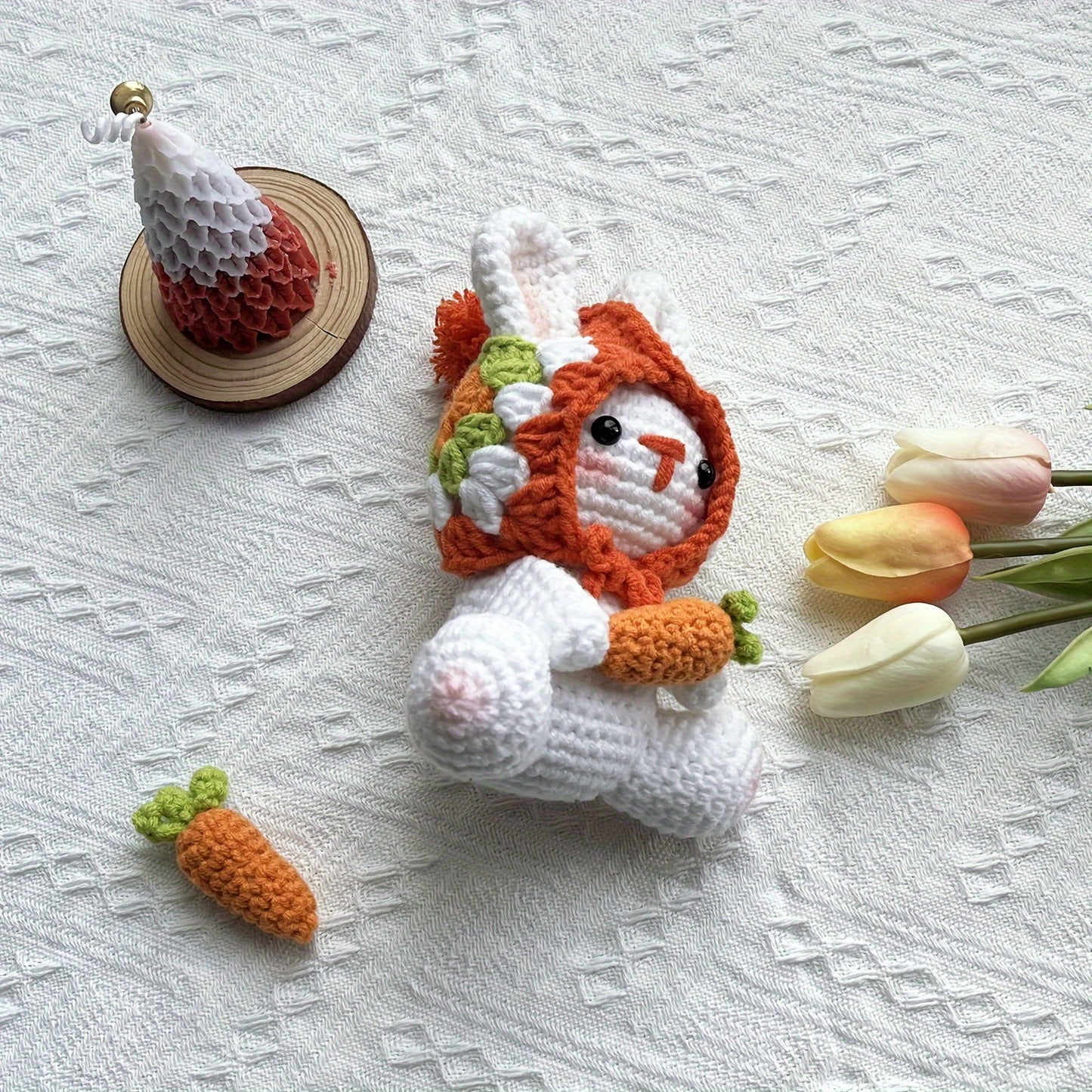 1set New Crochet Material Package Contains English Instruction Manual, Beginner Crochet Yarn Kit For Adults, Knitting Handmade Diy Cartoon Doll For Beginners