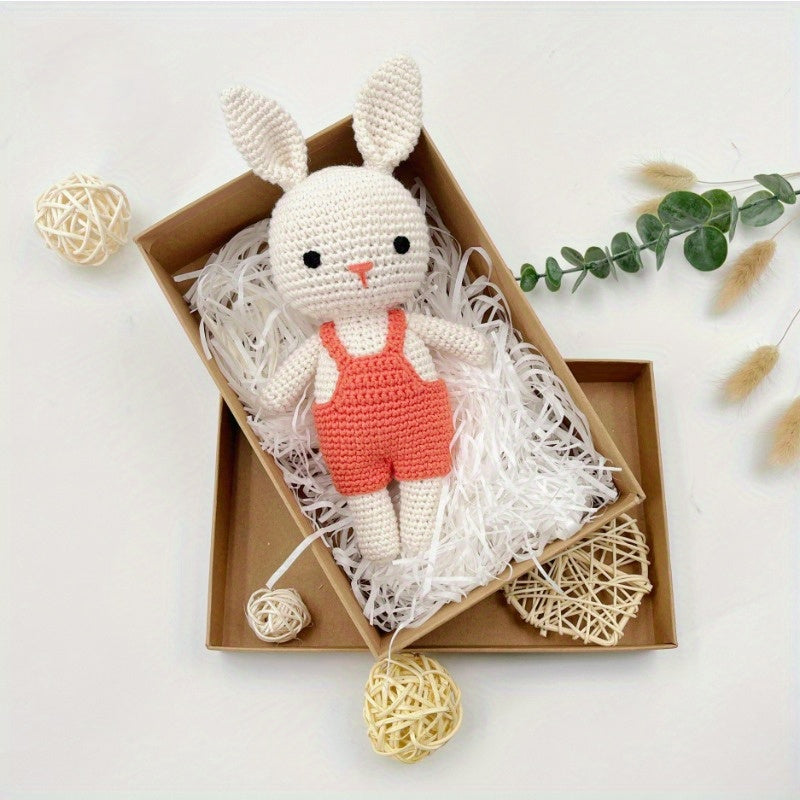 Delightful Crochet Backpack Pants Bunny Toys for Babies: Handmade Dolls and Knitted Friends