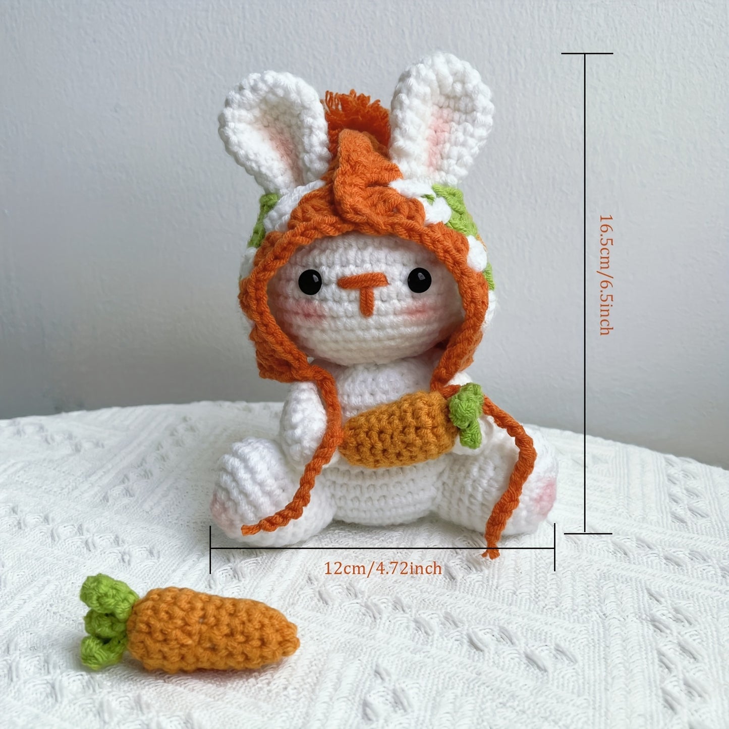 1set New Crochet Material Package Contains English Instruction Manual, Beginner Crochet Yarn Kit For Adults, Knitting Handmade Diy Cartoon Doll For Beginners