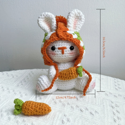 1set New Crochet Material Package Contains English Instruction Manual, Beginner Crochet Yarn Kit For Adults, Knitting Handmade Diy Cartoon Doll For Beginners