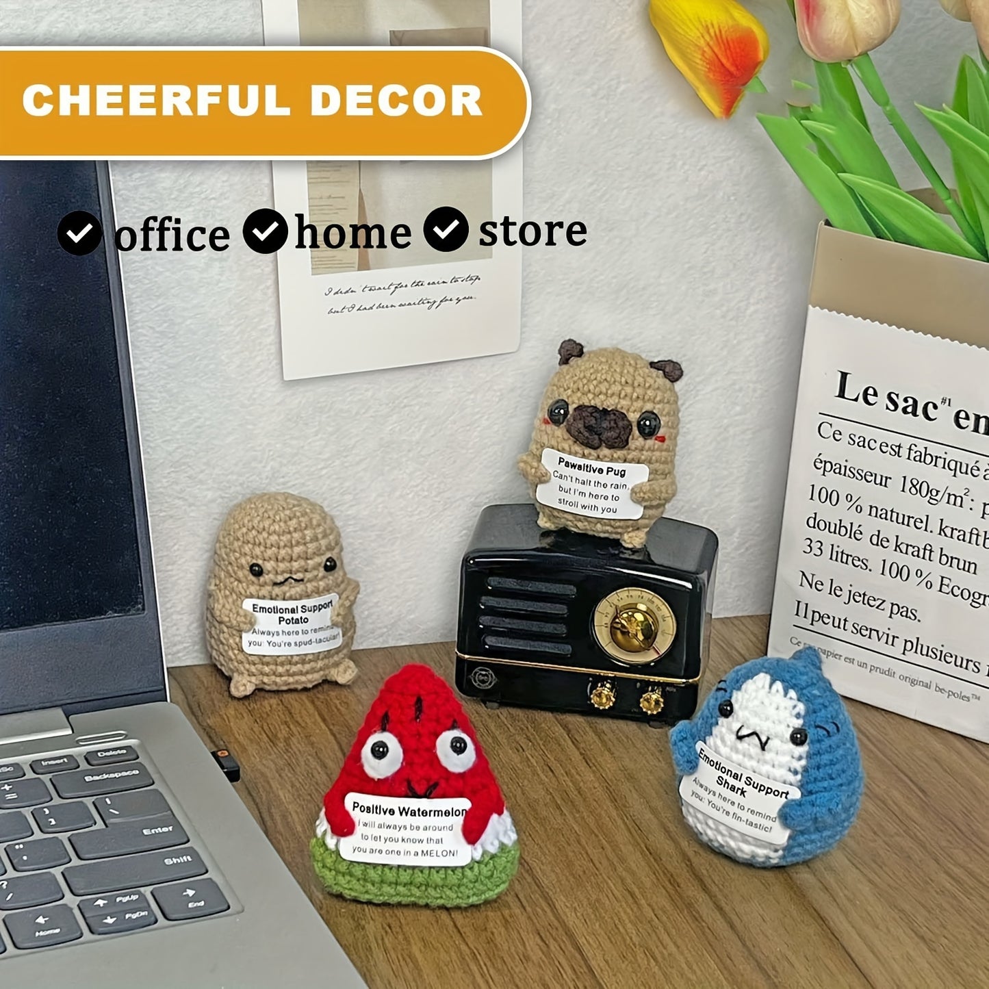 Emotional Support Shark Crochet Amigurumi: Handmade in 30 Minutes, Perfect Birthday Gift for Shark Lovers