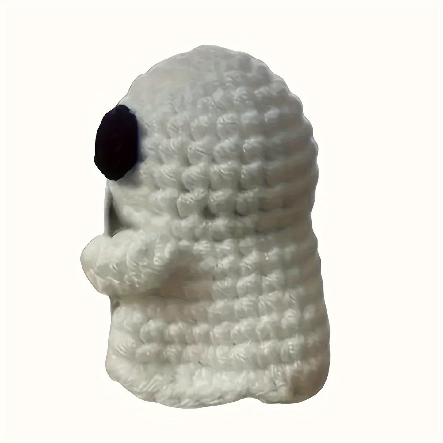 1pc Adorable Handmade Crochet Small Ghost Pendant With 6cm/2.36in Of Yarn, A Fun And Whimsical Gift For Plush Birthday Gift Party Decoration Encouragement