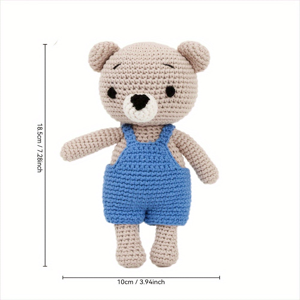 Soft Crochet Dolls for Girls: Handmade Backpack Pants Bear Toys and Knitted Treasures