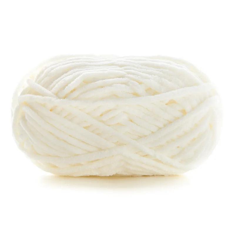 50g Thick Velvet Yarn Handmade DIY Knitting Yarn Wool Line Baby Scarf Hat Soft Chenille Yarn Knit Wol