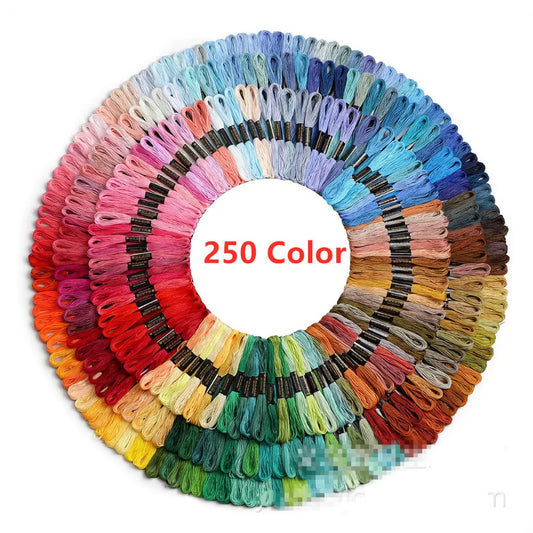 447 pieces DMC Cross stitch threads all different color embroidery thread Skeins Craft Dofferent Gradient Color Thread