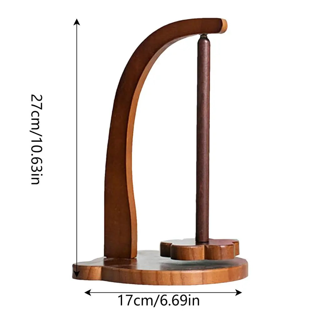 Yarn Holder for Knitting Rotating Magnetic Wooden Yarn Stand Space Saving Yarn Spinner with 320g Bearing Load Lightweight Yarn