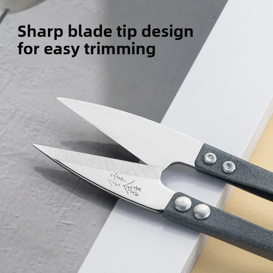 1/12Pcs Multicolor Trimming Sewing Scissors U Shape Clippers Yarn Stainless Steel for Jewelry Craft Making Scissors Tailor Tool