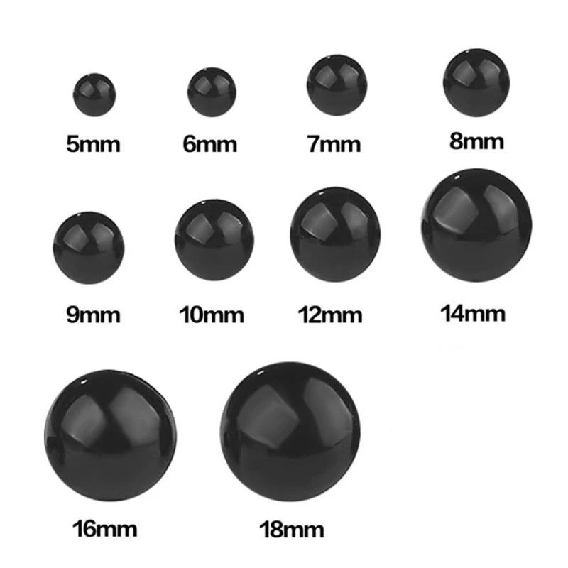 Wholesale 500PCS 5/6/7/8/9/10/12/14/16/18mm Plastic Safety Eyes For Toys Diy Mix Size Crochet Animal Eye Doll toys Accessories