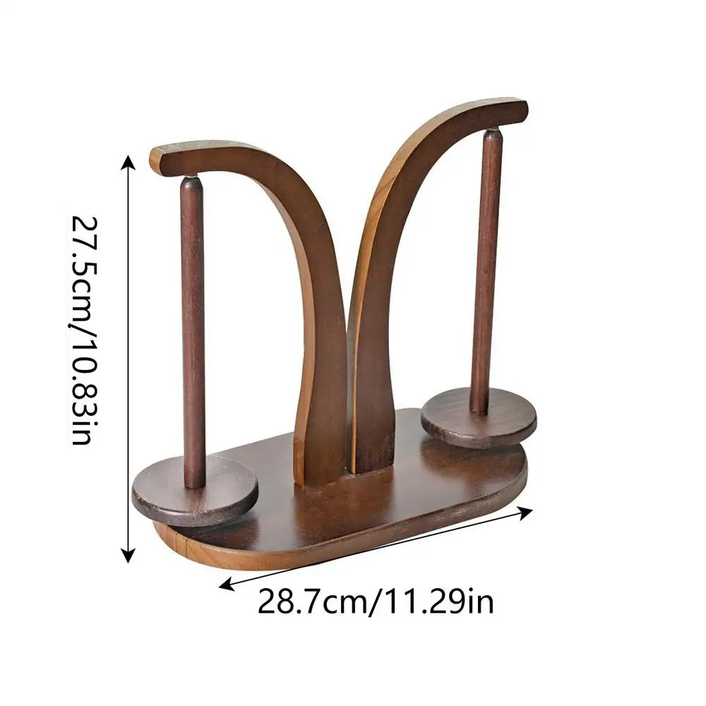 Yarn Holder for Knitting Rotating Magnetic Wooden Yarn Stand Space Saving Yarn Spinner with 320g Bearing Load Lightweight Yarn