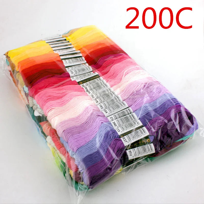 447 pieces DMC Cross stitch threads all different color embroidery thread Skeins Craft Dofferent Gradient Color Thread