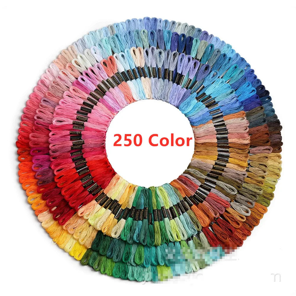447 pieces DMC Cross stitch threads all different color embroidery thread Skeins Craft Dofferent Gradient Color Thread