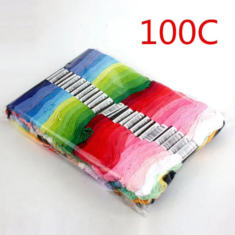 447 pieces DMC Cross stitch threads all different color embroidery thread Skeins Craft Dofferent Gradient Color Thread