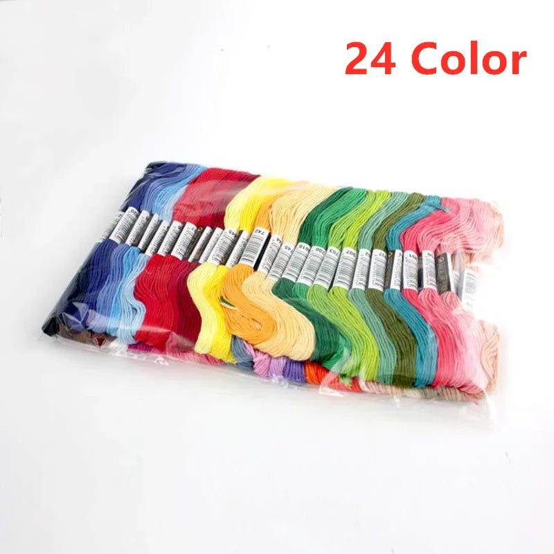 447 pieces DMC Cross stitch threads all different color embroidery thread Skeins Craft Dofferent Gradient Color Thread