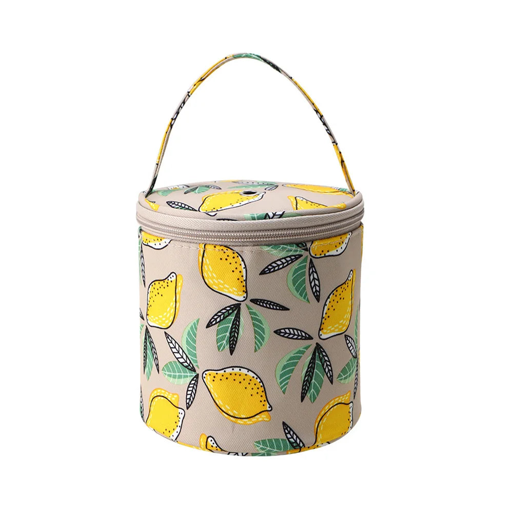 Small Yarn Bag With Holes,Portable Knitted Wool Yarn Storage Case,Crochet Thread Sewing Accessories Perfect for Travel,Beginner