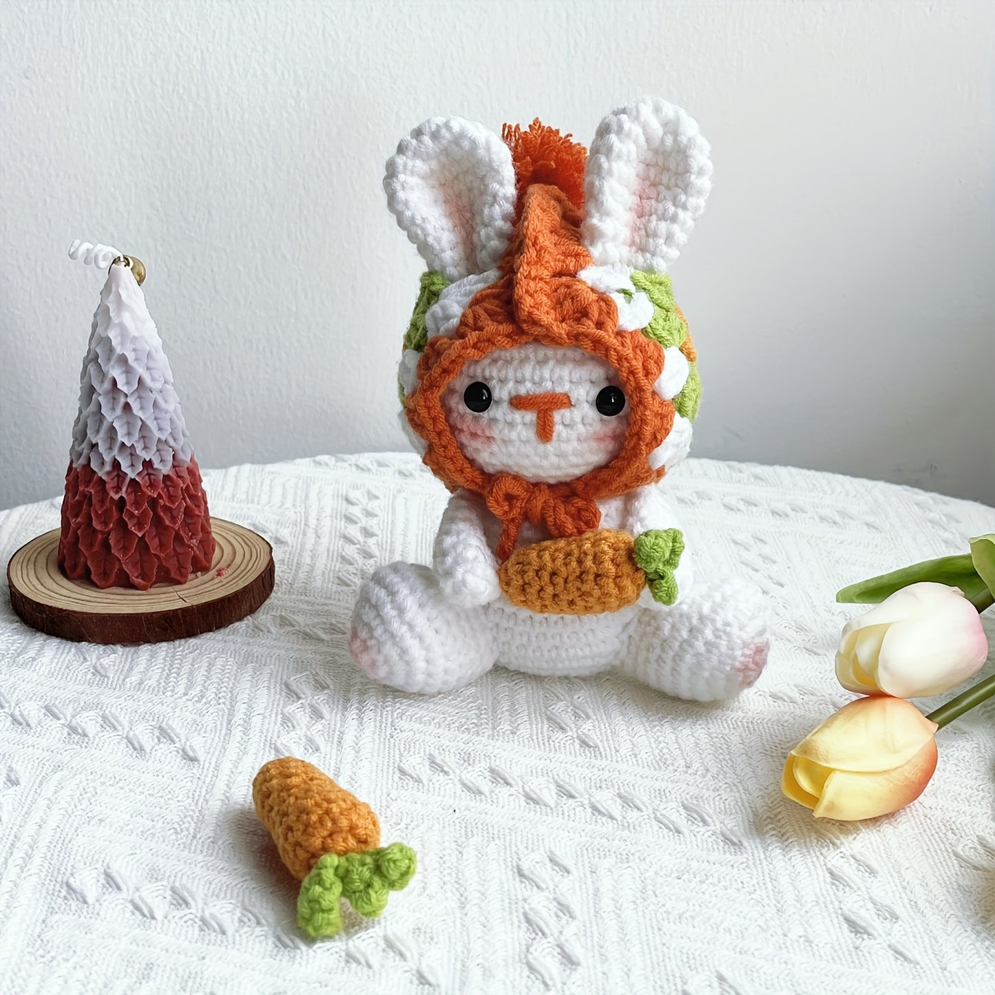 1set New Crochet Material Package Contains English Instruction Manual, Beginner Crochet Yarn Kit For Adults, Knitting Handmade Diy Cartoon Doll For Beginners